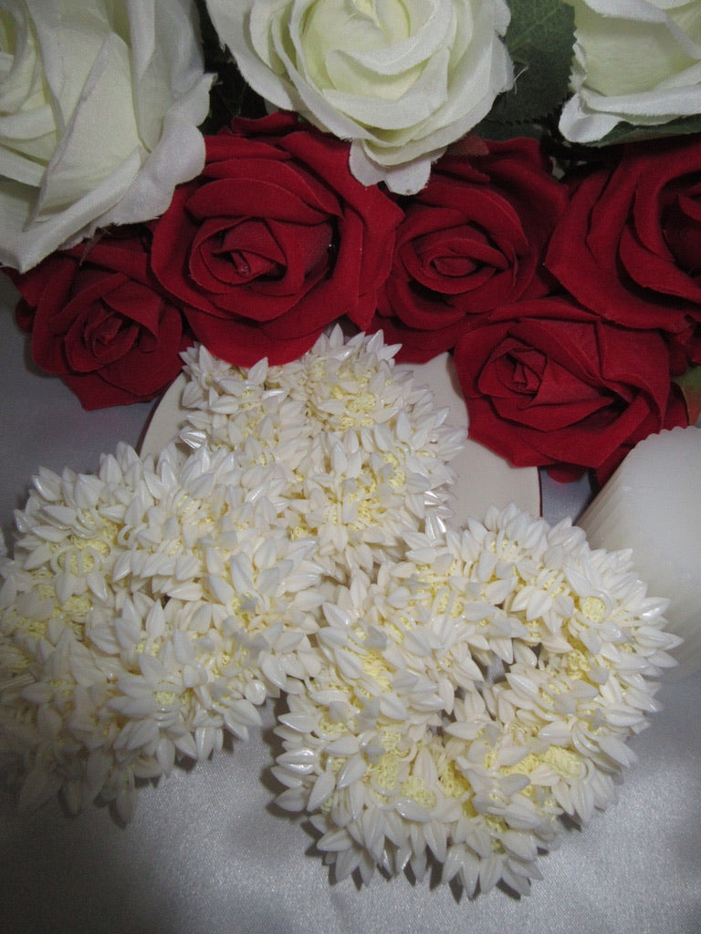Artificial Jasmine Scrunchies